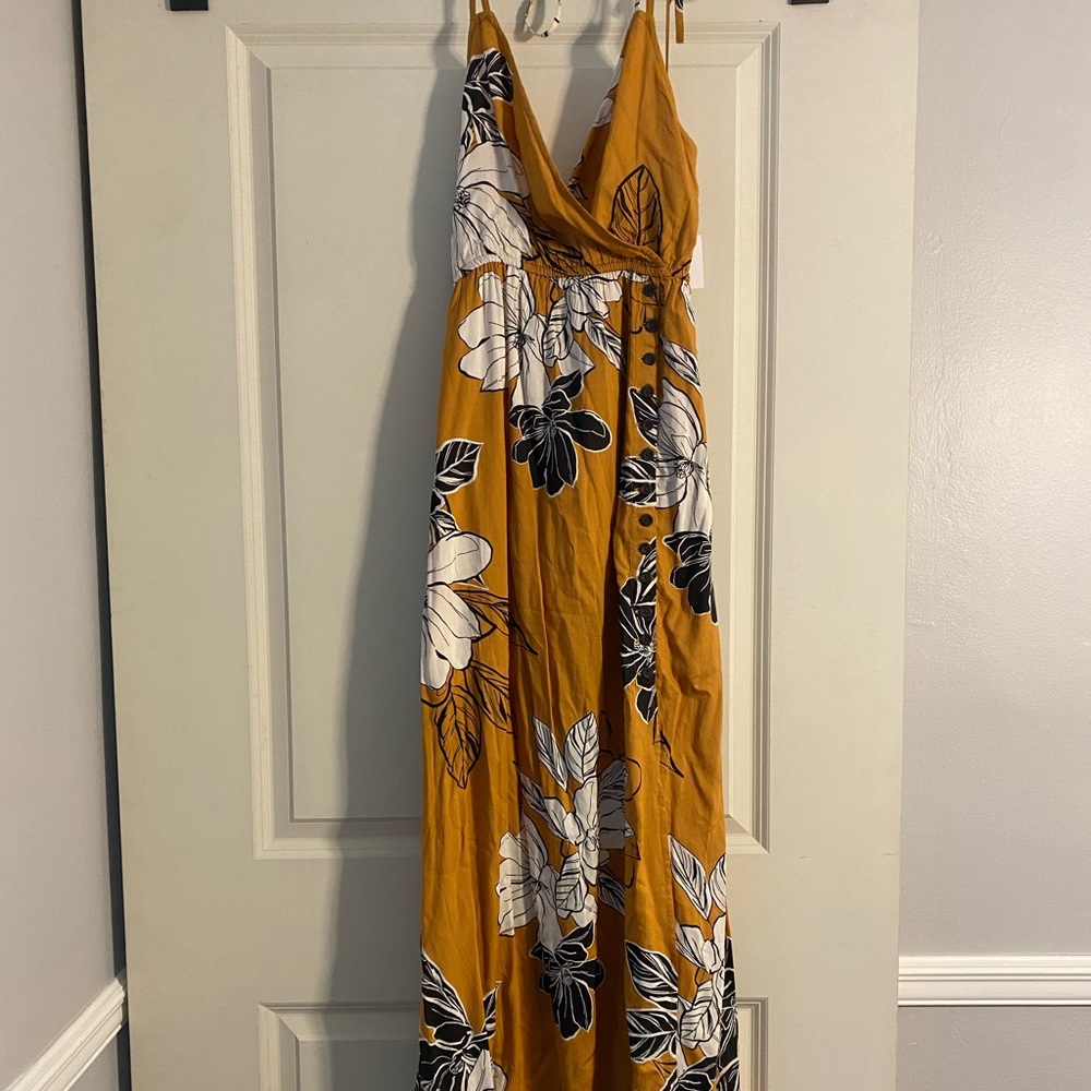 O’Neill Gold Floral Dress